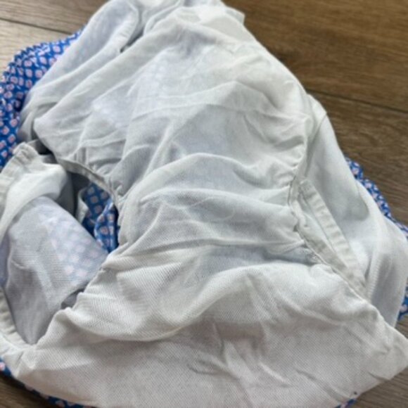 Peter Millar Men's Swim Trunks Blue Printed, Drawstring, Mesh Liner, Summer - Picture 14 of 16